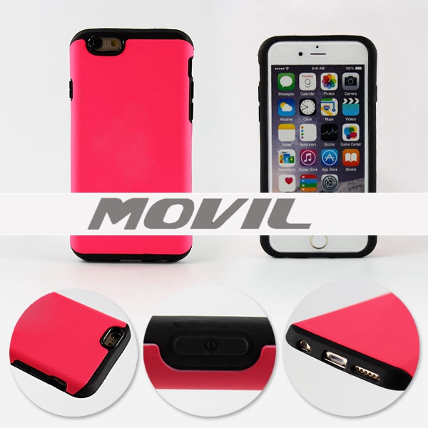 NP-2146 Combinación tpu   pc funda para Apple iPhone 6 -7